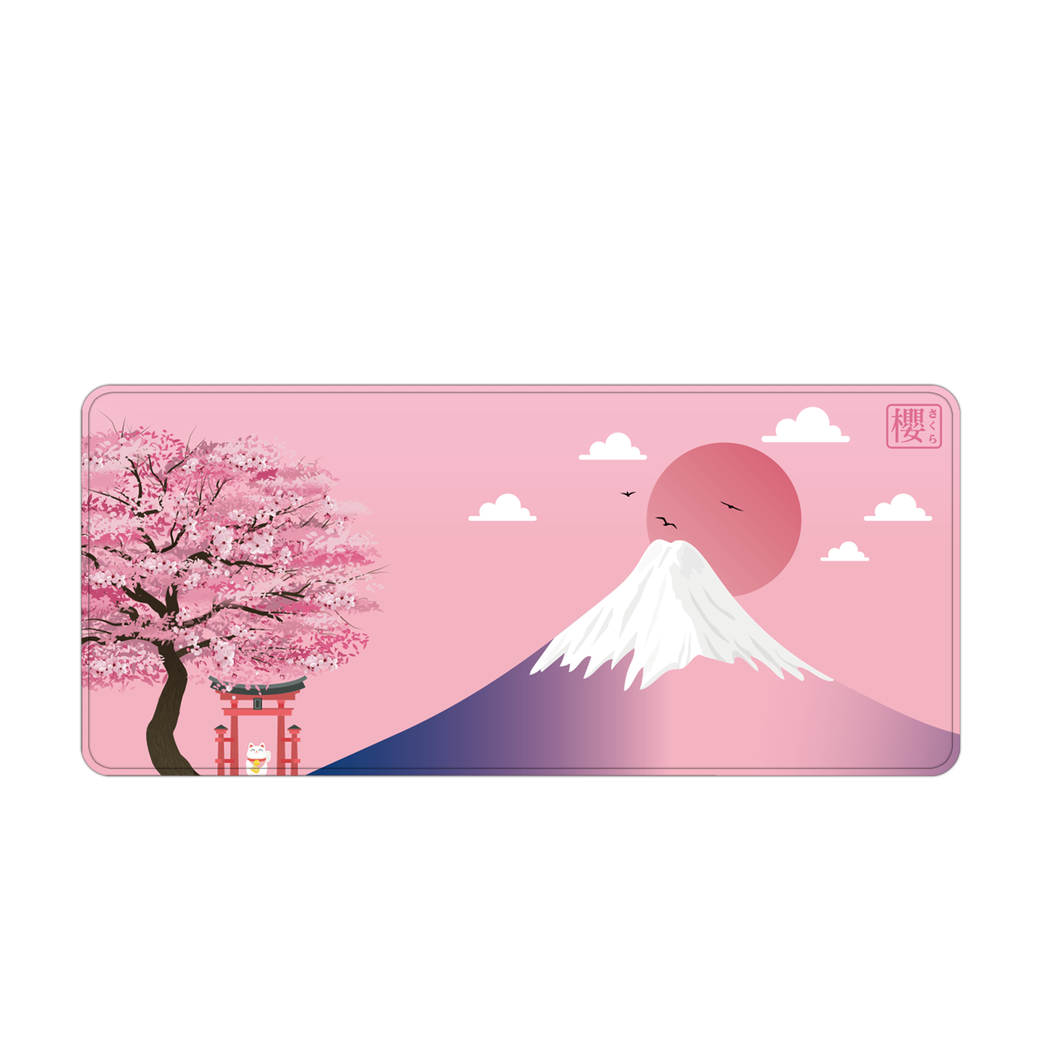 Fantech Deskmat Mousepad XL MP905  ATO SAKURA - Fantech Indonesia